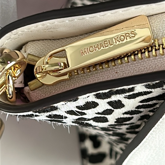 Michael Kors Avril Leather & Calf Hair Bag - Picture 12 of 12